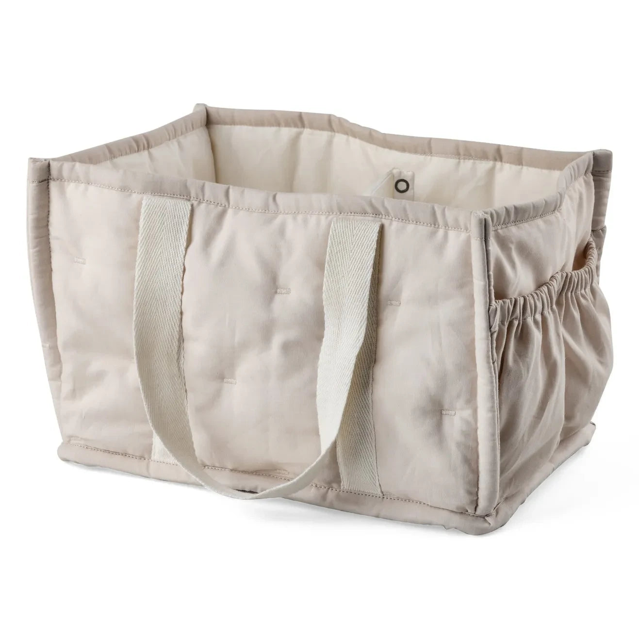Sebra - Bej Bebek Bezi Saklama Sepeti