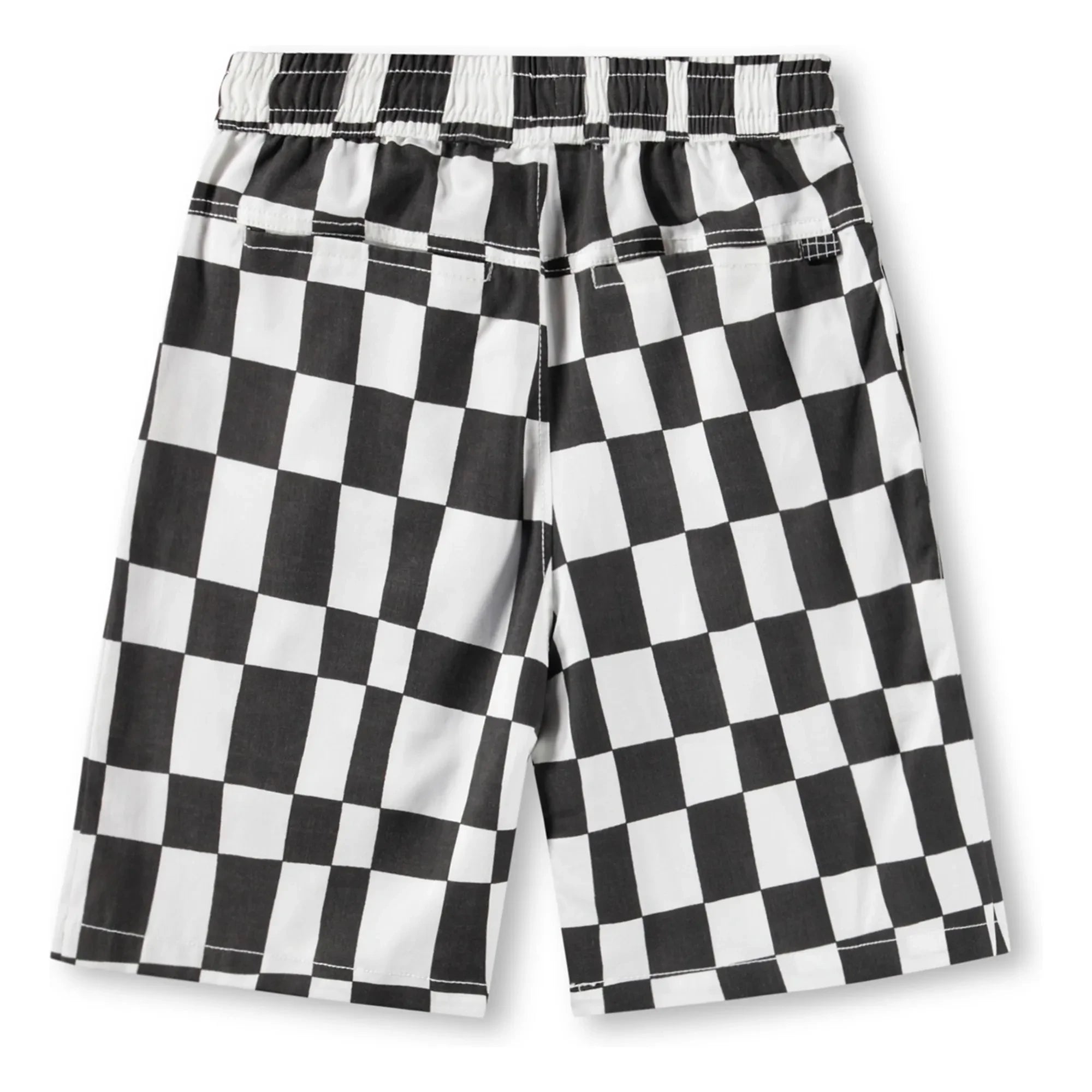 Molo - Arrow Damier Organik Pamuk Şort | Siyah