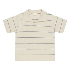 Rylee + Cru - Terry Çizgili Polo | Ecru