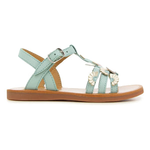 Pom d'Api - Plagette Multi Daisy sandaletler | Turkuaz