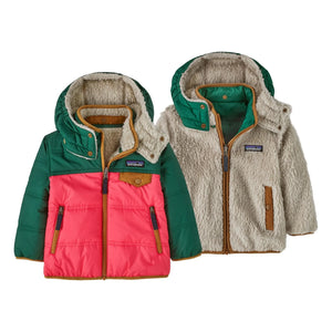 Patagonia - Tribbles Geri Dönüştürülmüş Elyaf Çift Taraflı Şişme Mont | Candy pink
