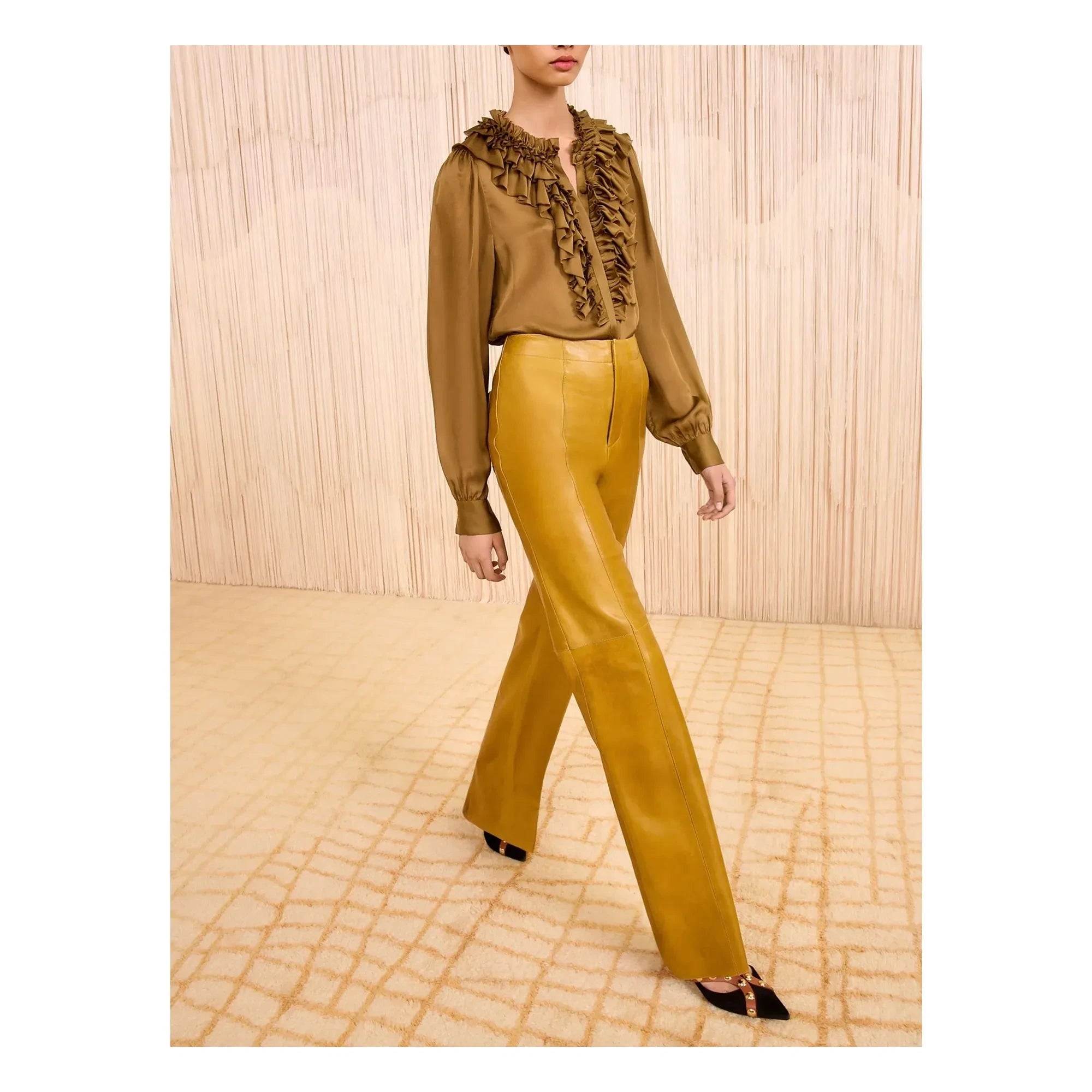 Ulla Johnson - Rouen İpek Bluz | Bronze