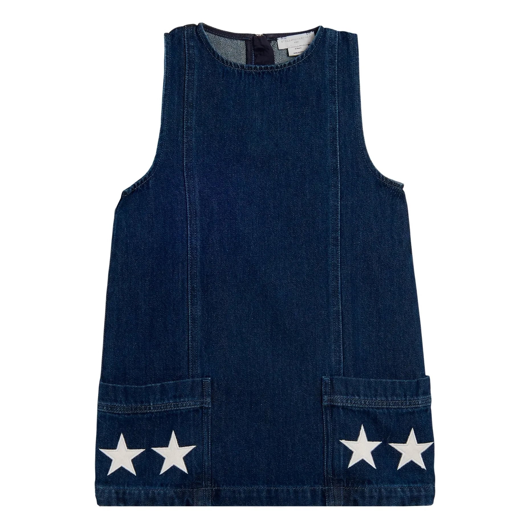 Stella McCartney Kids - Denim Star Elbise | Koyu Mavi