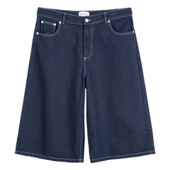 Bobo Choses - Denim Organik Pamuk Bermuda Şort | Mavi