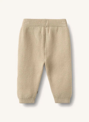 Wheat - Organik pamuklu yelek ve pantolon takımı | Ekru