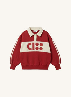 Cos I Said So - CISS Organik Pamuk Polo Sweatshirt | Kırmızı