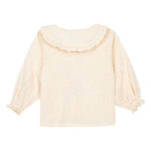 Bonton - Fig Claudine Yakalı Bluz | Ekru