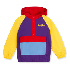 Wynken - Colorblock su geçirmez ceket | Mor