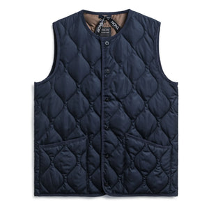 Taion - Unisex Askeri Kolsuz Ceket | Lacivert
