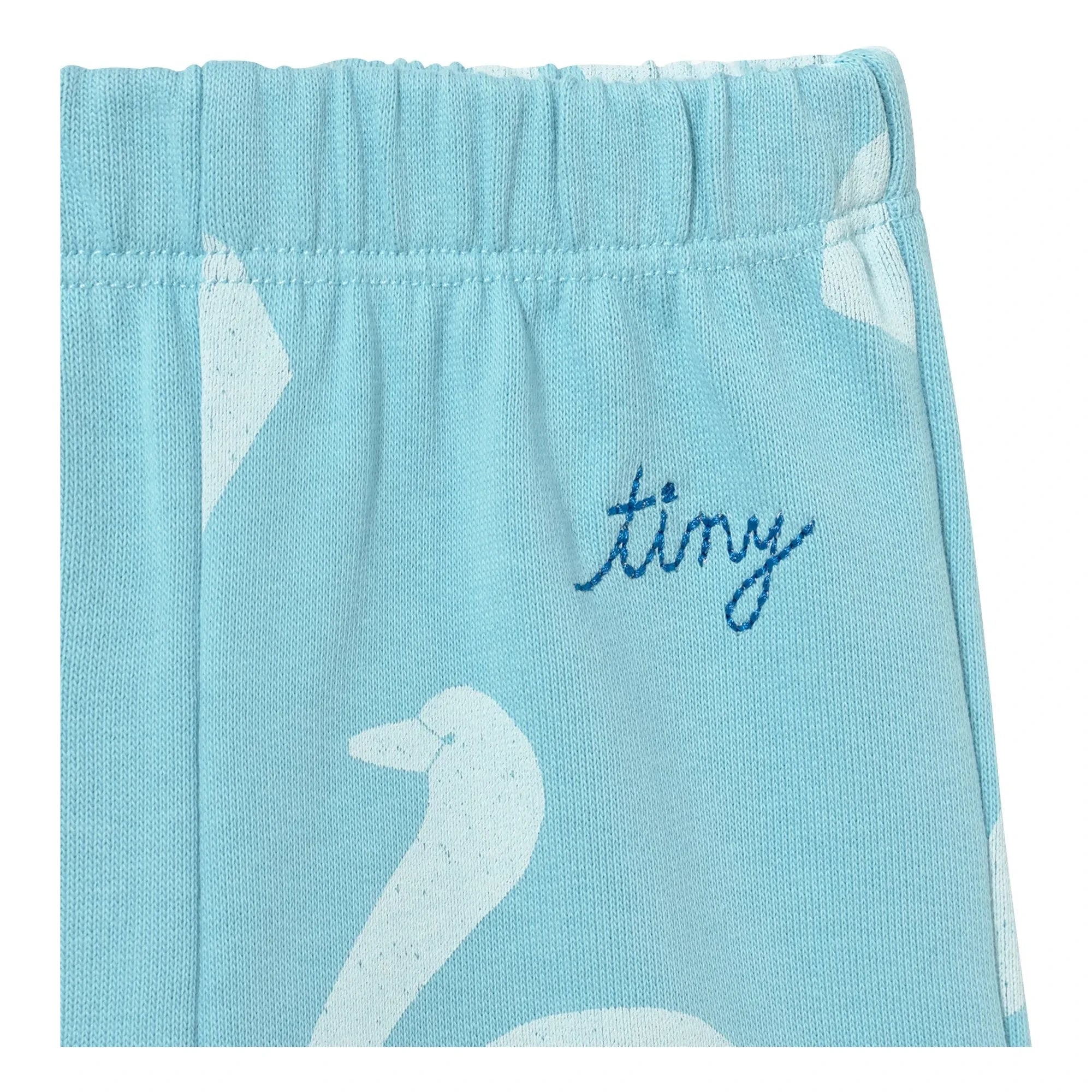 Tinycottons - Jogger Swans Organik Pamuk | Açık mavi