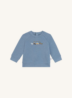 Stella McCartney Kids - Atlı Sweatshirt | Mavi