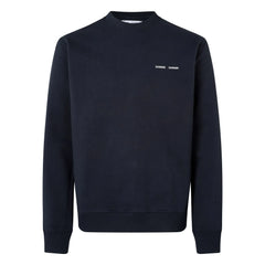 Samsoe Samsoe - Norsbro organik pamuk yuvarlak yaka sweatshirt | Koyu Mavi