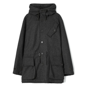 Universal Works - Boston Yün Parka | Koyu gri