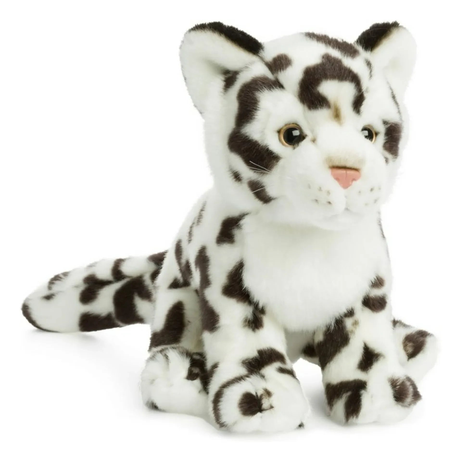 Bon Ton Toys - WWF - Kar Leoparı peluş oyuncak | Beyaz