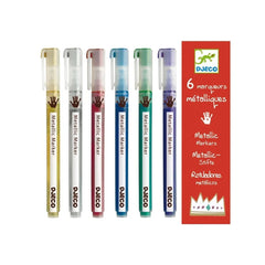 Djeco - 6 metalik marker