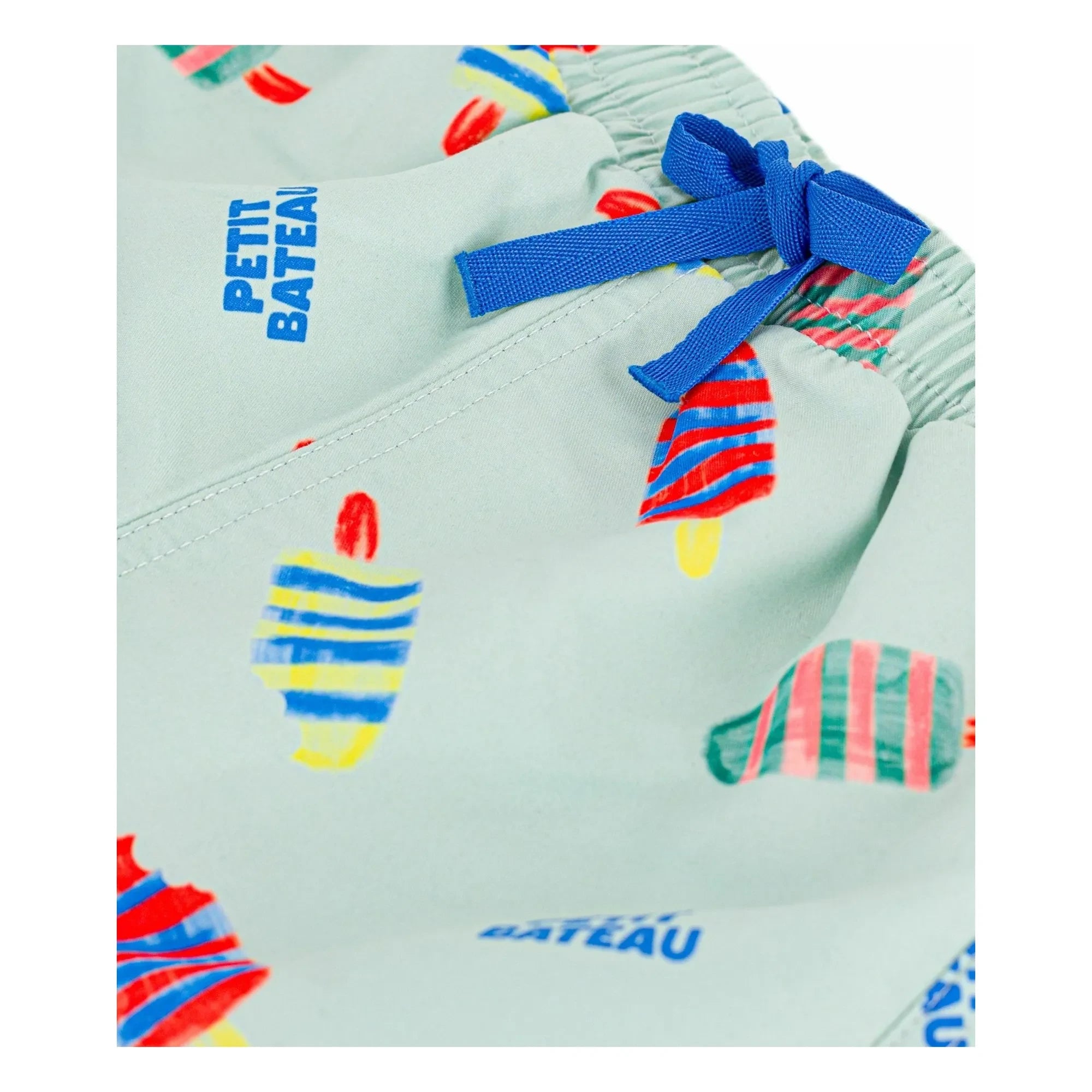 Petit Bateau - Glaces Geri Dönüştürülmüş Elyaf Bebek Mayo Şortu | Turkuaz