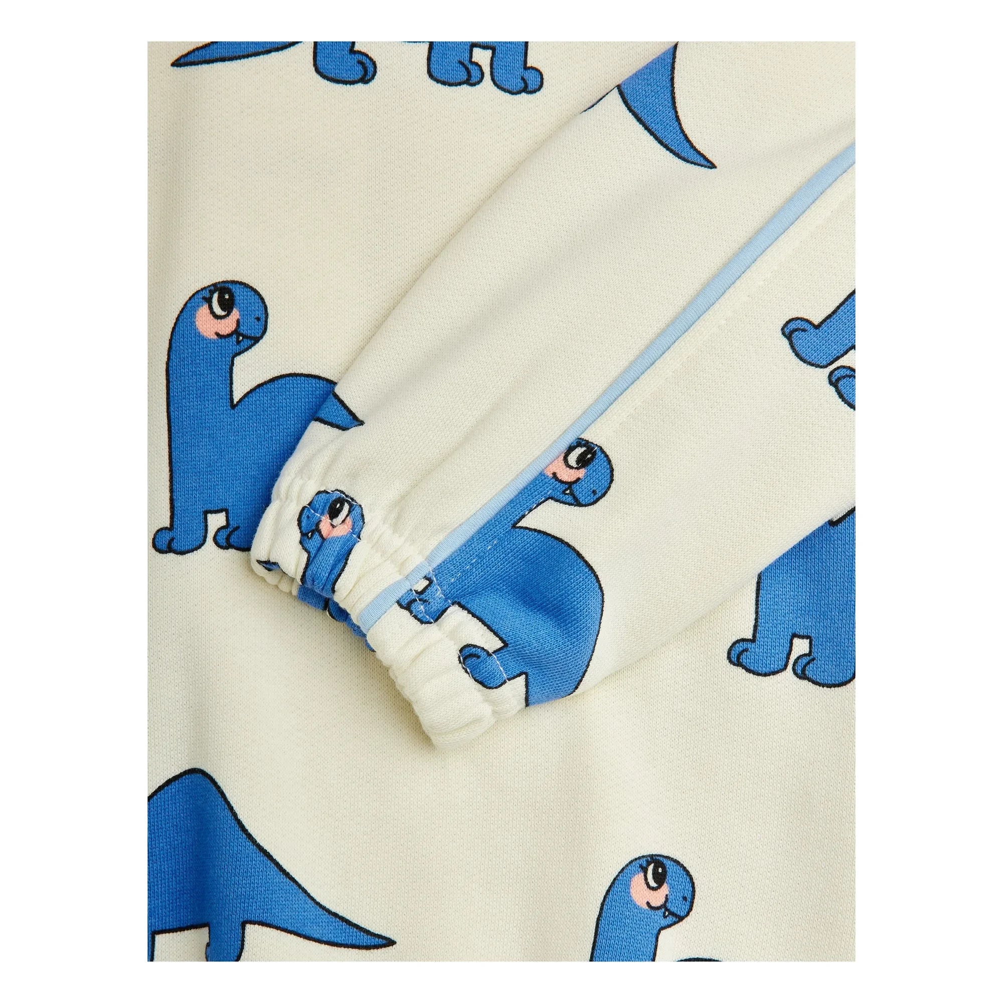 Mini Rodini - Dinos organik pamuklu sweatshirt | Ecru