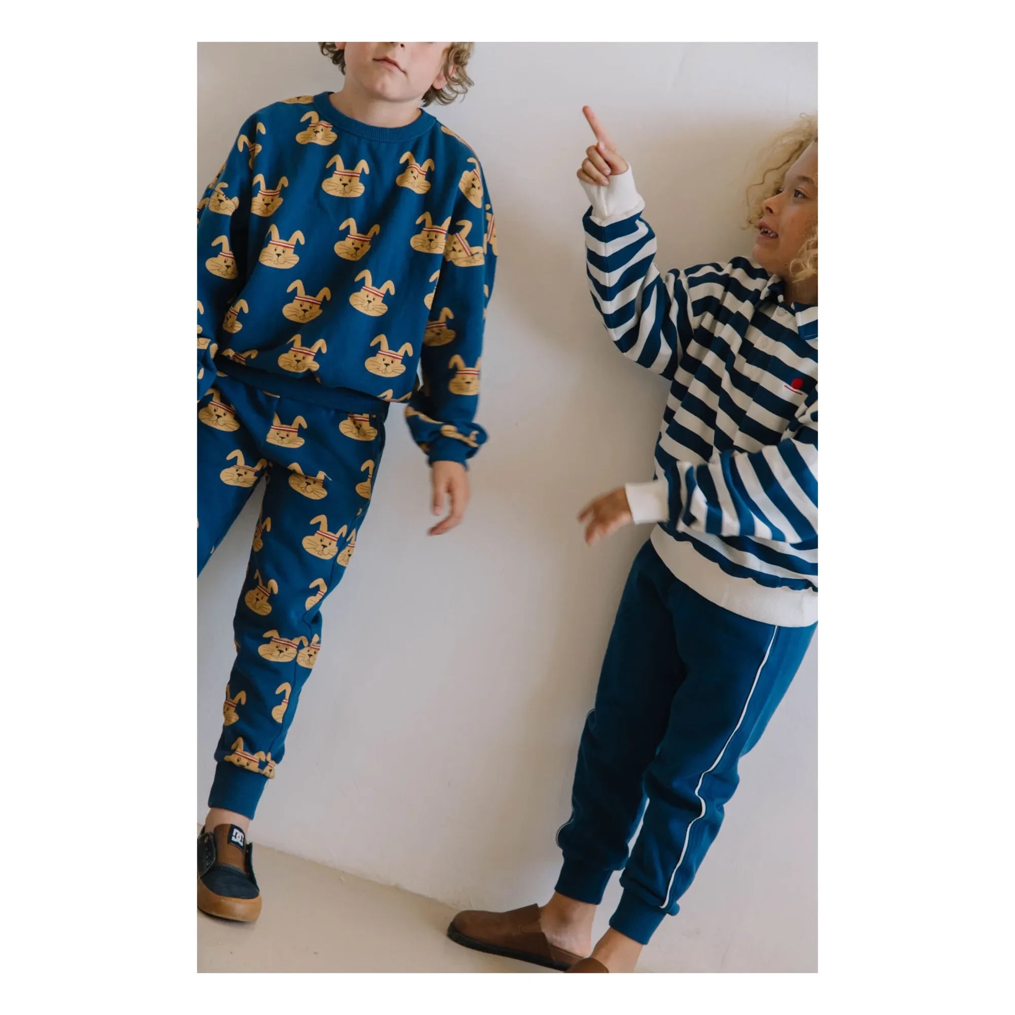 We Are Kids - Charles Lapins organik pamuklu jogger | Mavi
