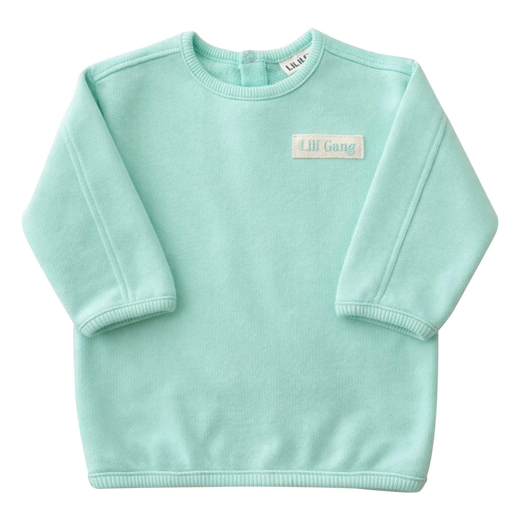 Lililotte - Solal organik pamuk sweatshirt | Nane Yeşili