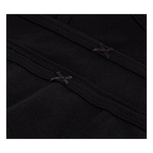 Petit Bateau - 3’lü Organik Pamuk Külot Seti | Siyah