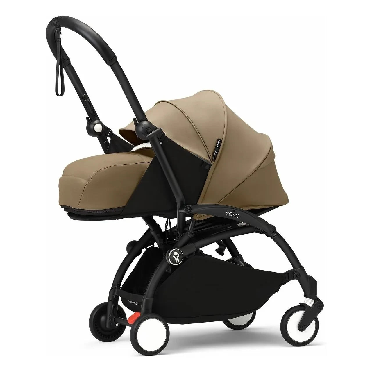 Stokke® - YOYO³ 0+ yenidoğan bebek arabası Siyah çerçeve | Toffee