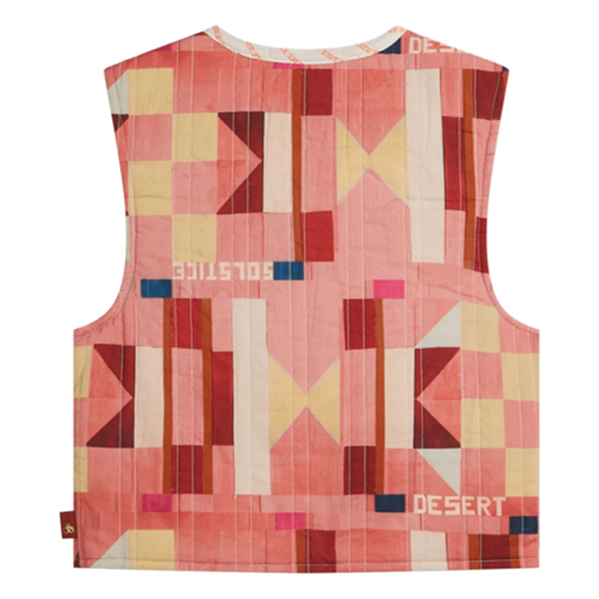 Scotch & Soda - Geometrik Çift Taraflı Yelek | Pembe