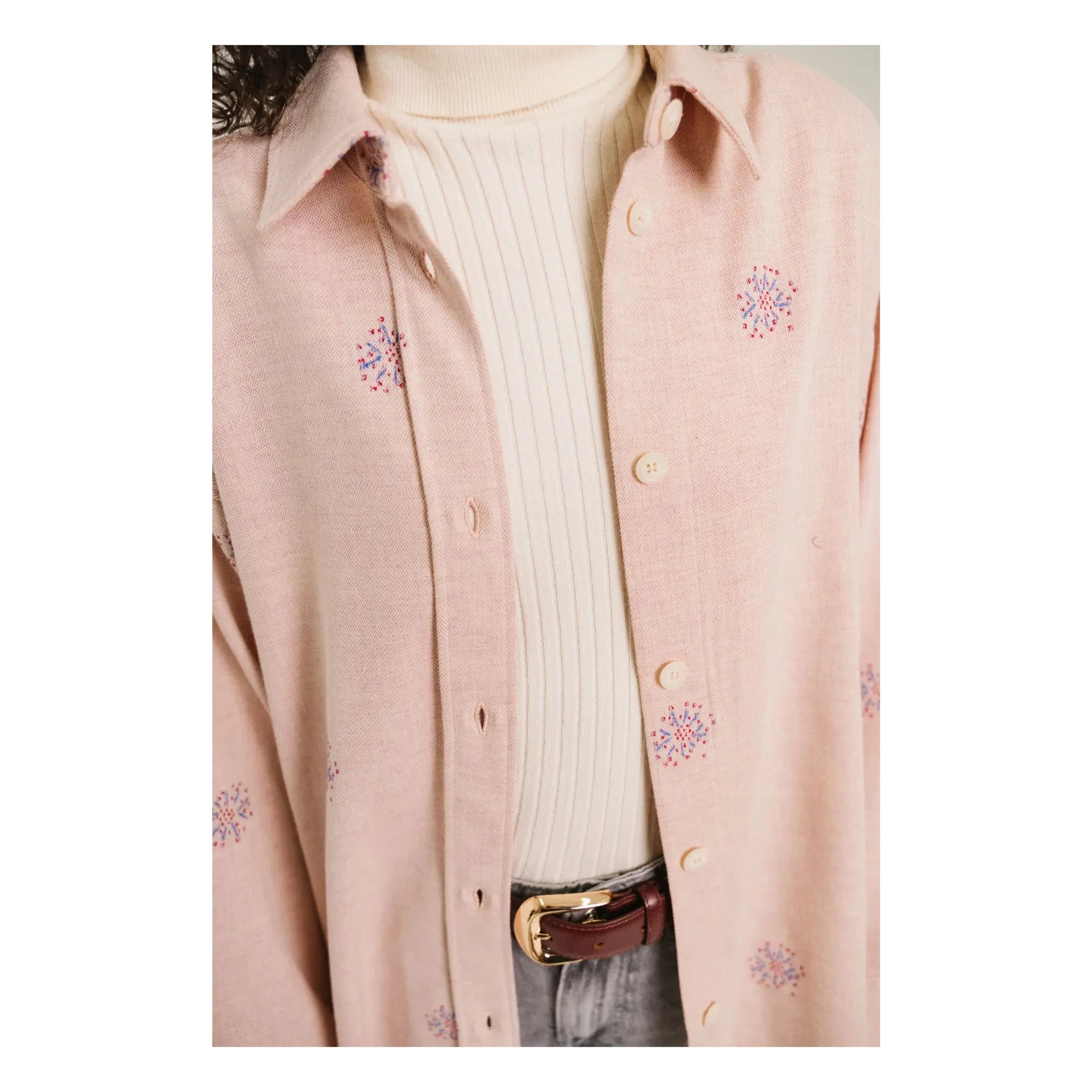 Sacrécoeur - Linetta Scratch Cotton Overshirt | Spritz