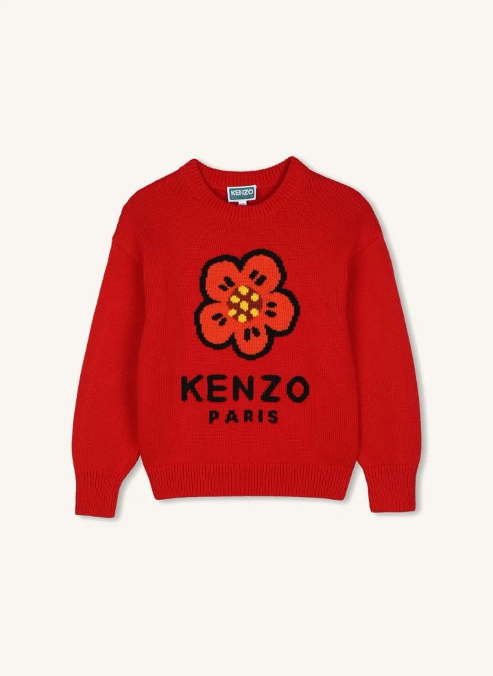 Kenzo - كنزة جاكار Kenzo | أحمر