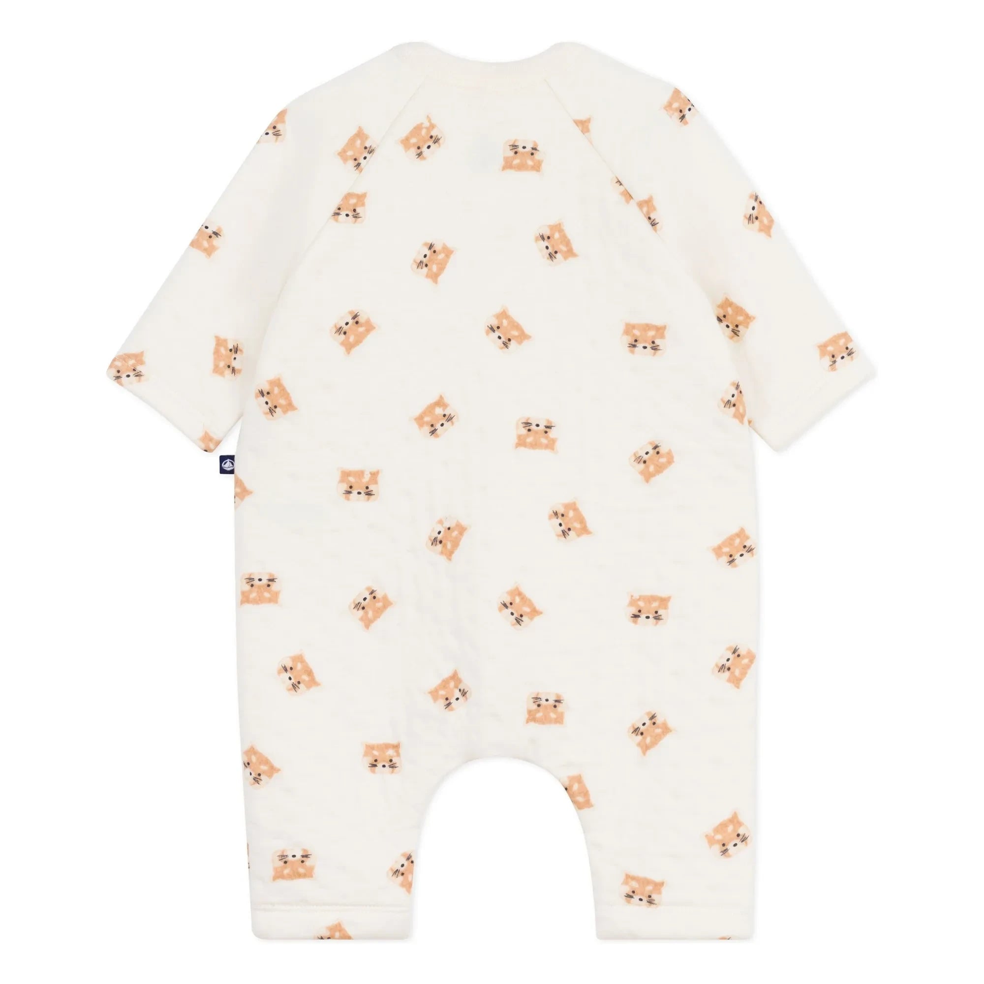 Petit Bateau - Ecru Kedi Kombinasyonu