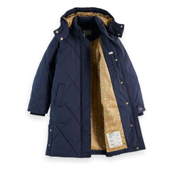 Scotch & Soda - Uzun dolgulu ceket | Lacivert