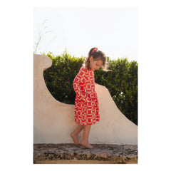 Paloma Collection - Pembe Mama elbise - Çocuk koleksiyonu | Pembe