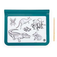 Moulin Roty - Educational Light Tablet - Moulin Roty x Kidywolf | Mavi