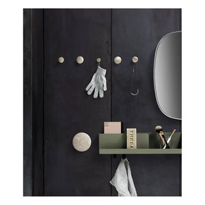 Muuto - Dots Pirinç Askılar - 5'li Set | Altın