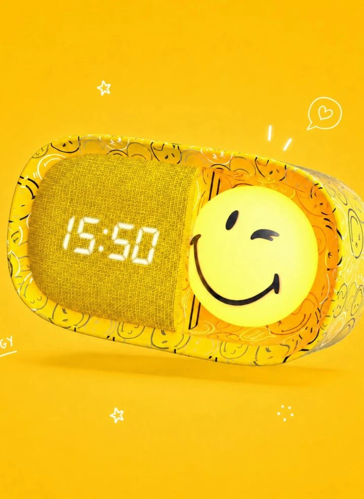 MOB - Dreamy ساعة منبه - MOB x Smiley World | أصفر
