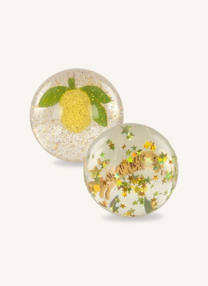 Konges Sløjd - Limon/Kaplan Zıplayan Toplar - 2'li Set | Sarı