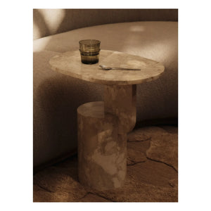 Ferm Living - Mermer yan sehpa | Kum