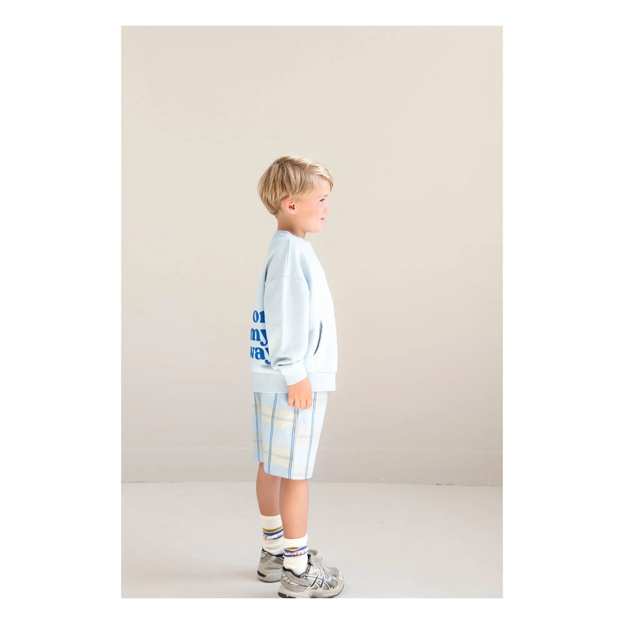 Jenest - Bo On My Way organik pamuklu sweatshirt | Açık mavi