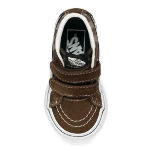 Vans - Scratch Sneakers SK8-Mid Reissue V Tonal Check | Kahverengi