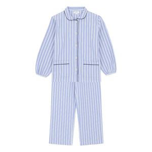 Scarlette Ateliers - Claudine Jasper Çizgili Pijama | Mavi