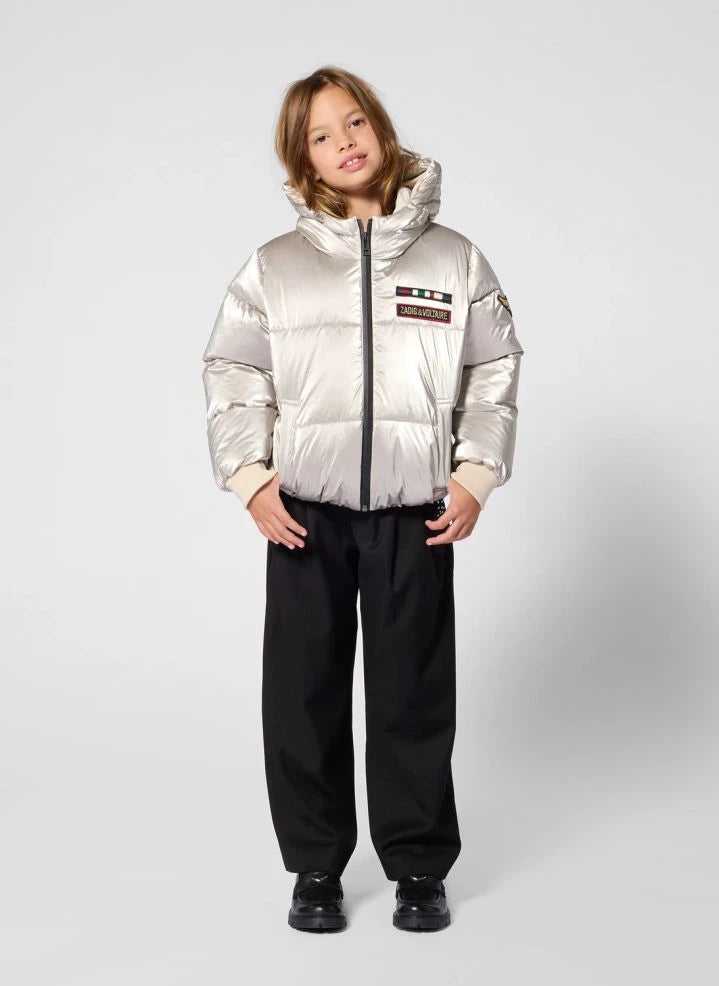 Zadig & Voltaire - Badge şişme mont Zadig et Voltaire | Beyaz