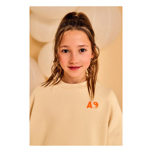 AO76 - Sweat Violeta Sorry | Bej