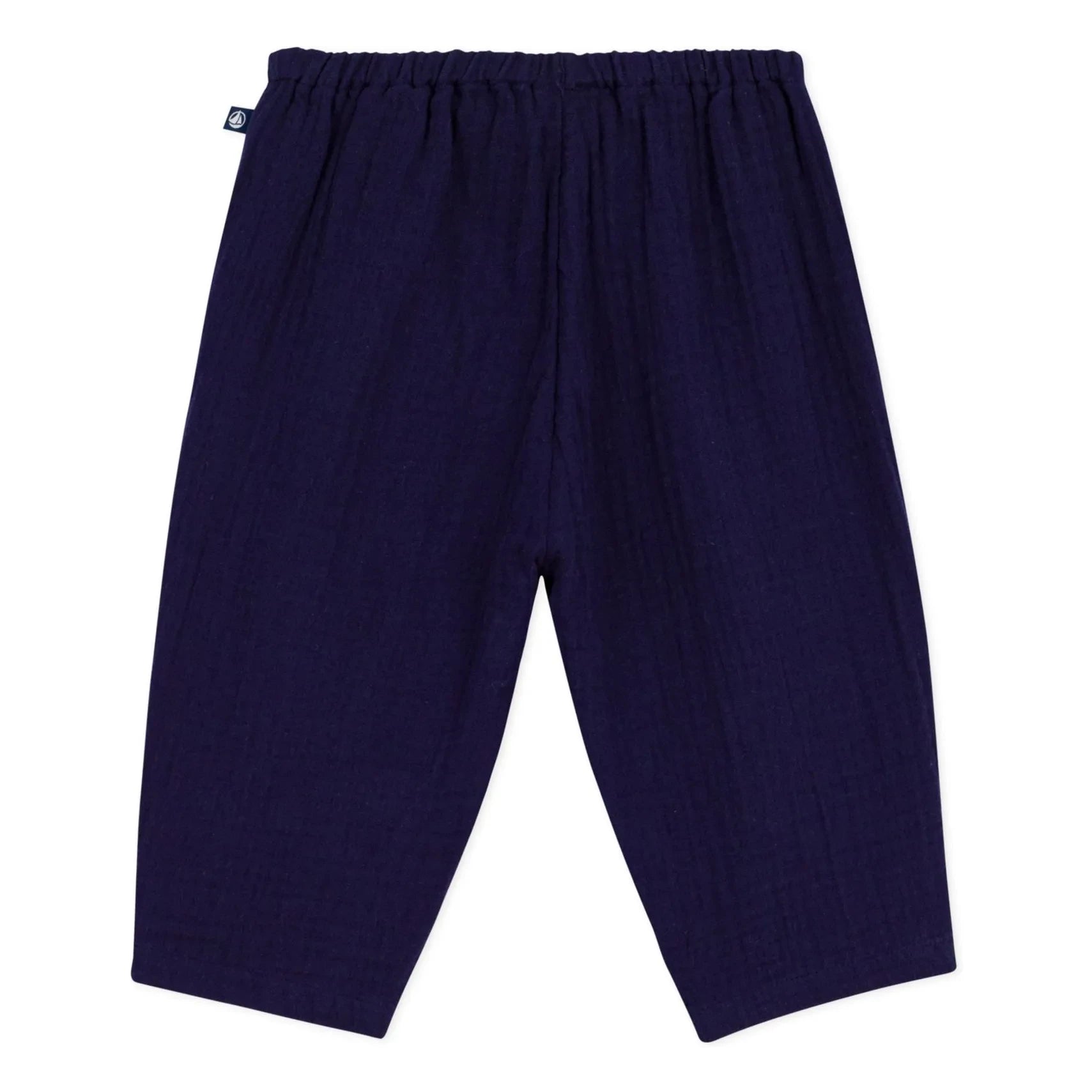 Petit Bateau - Organik Pamuk Gazlı Pantolon | Gece mavisi