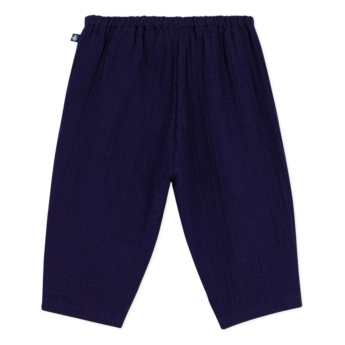 Petit Bateau - Organik Pamuk Gazlı Pantolon | Gece mavisi