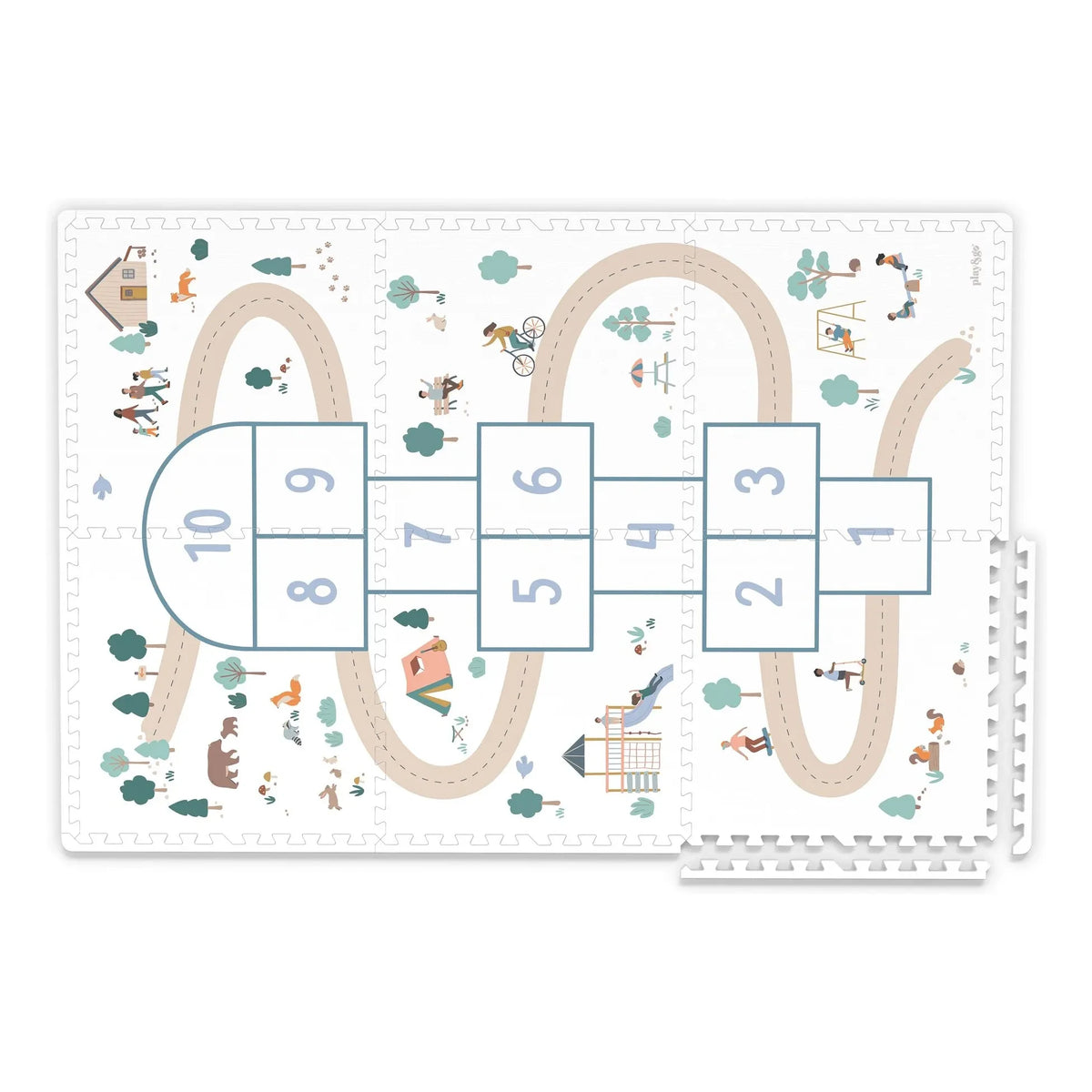 Play and Go - Tiloo modüler oyun matı - Marelle