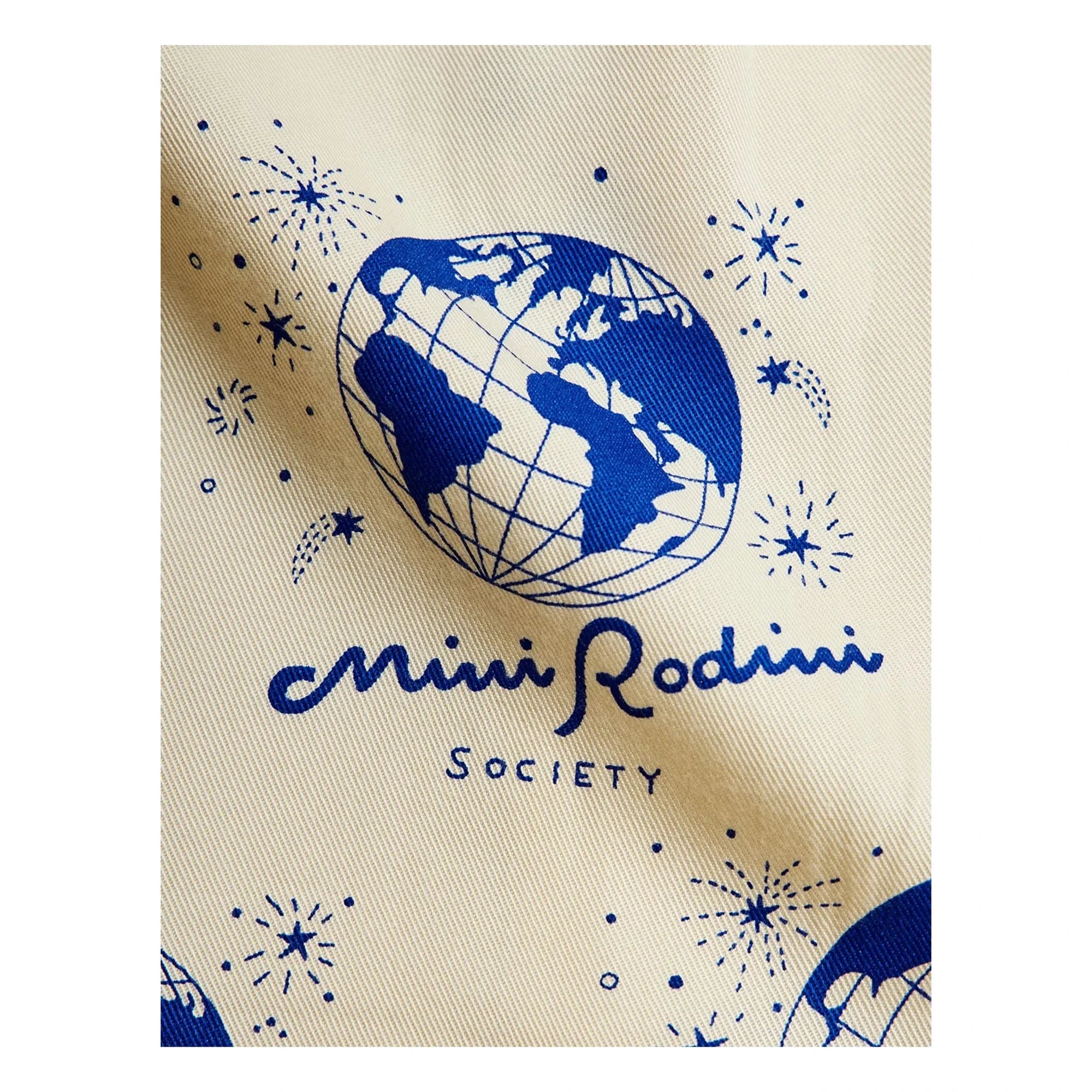 Mini Rodini - Society Tencel Gömlek | Ekru