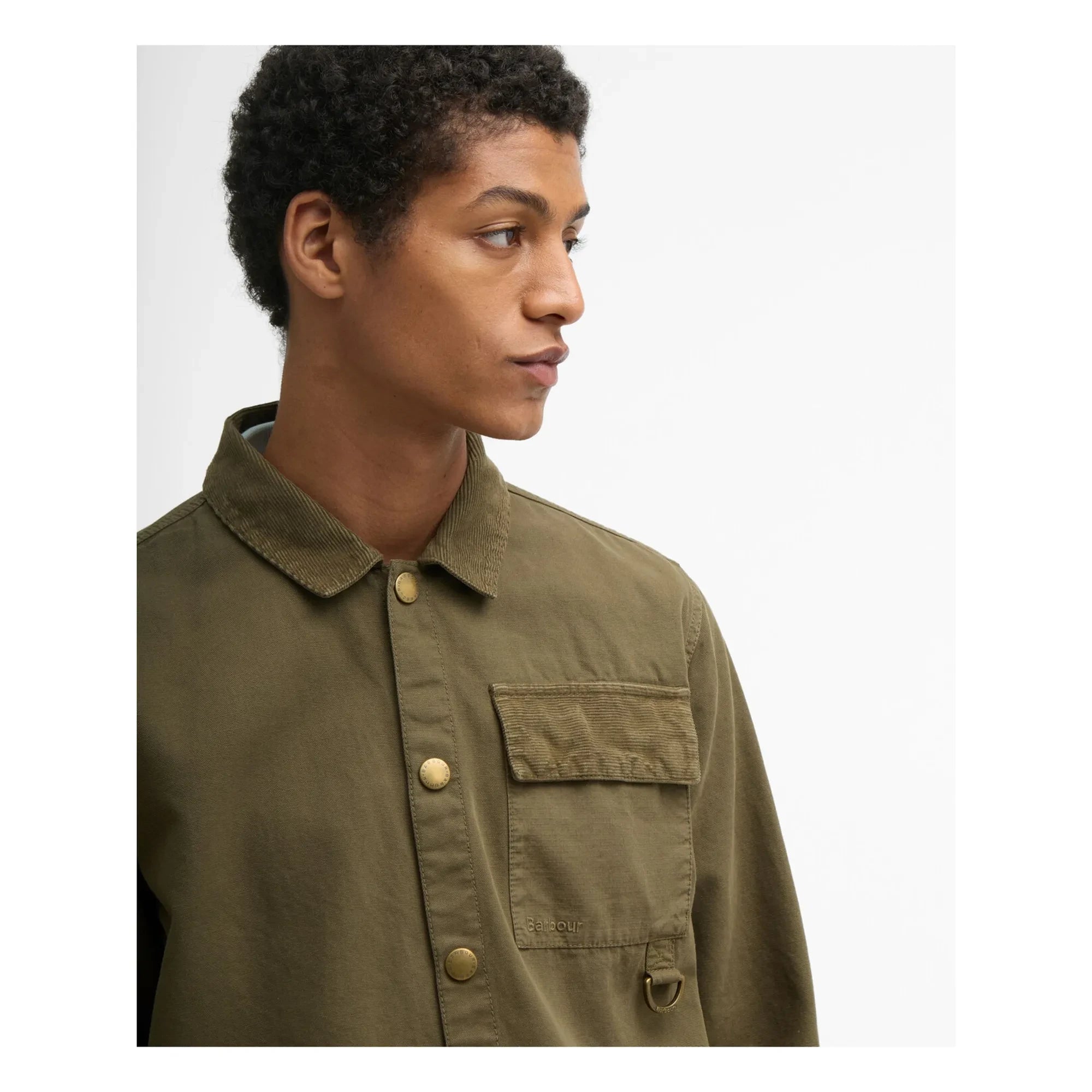Barbour - Declan Patch Overshirt | Haki