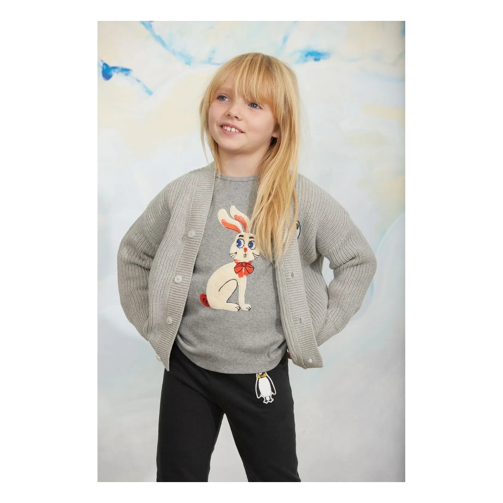 Mini Rodini - Geri Dönüştürülmüş Elyaf Penguen Pantolon | Siyah