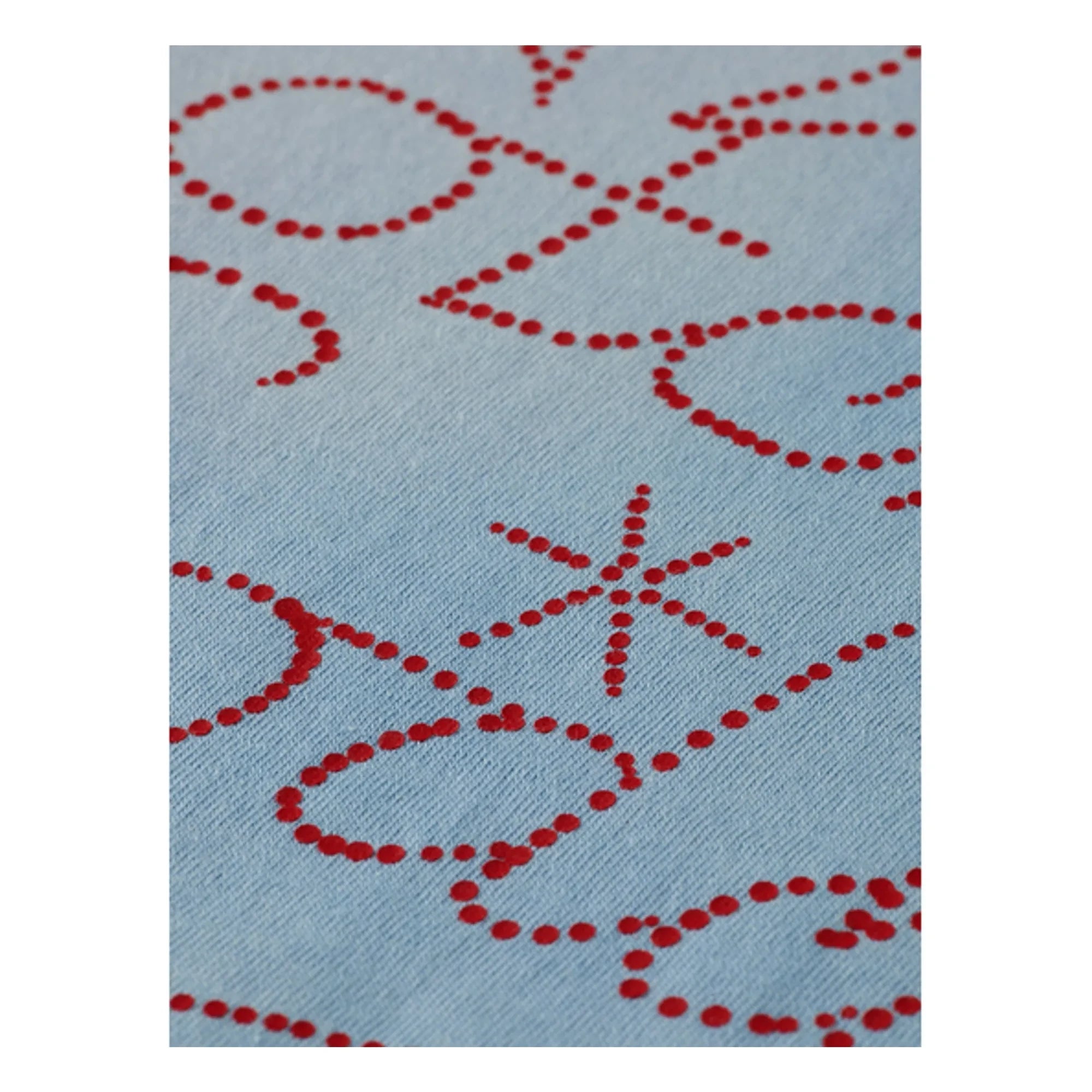 Scotch & Soda - Artwork Yıkanmış Organik Pamuk Tişört | Açık mavi