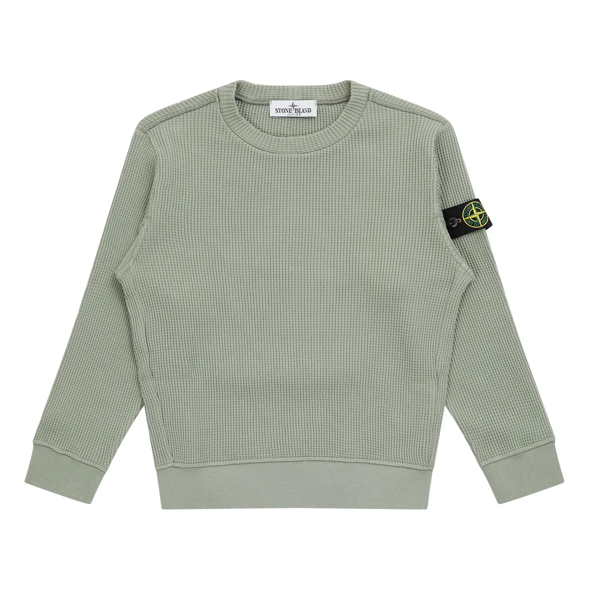 Stone Island - Logo kazak | Yeşil