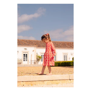 Paloma Collection - Pembe Mama elbise - Çocuk koleksiyonu | Pembe